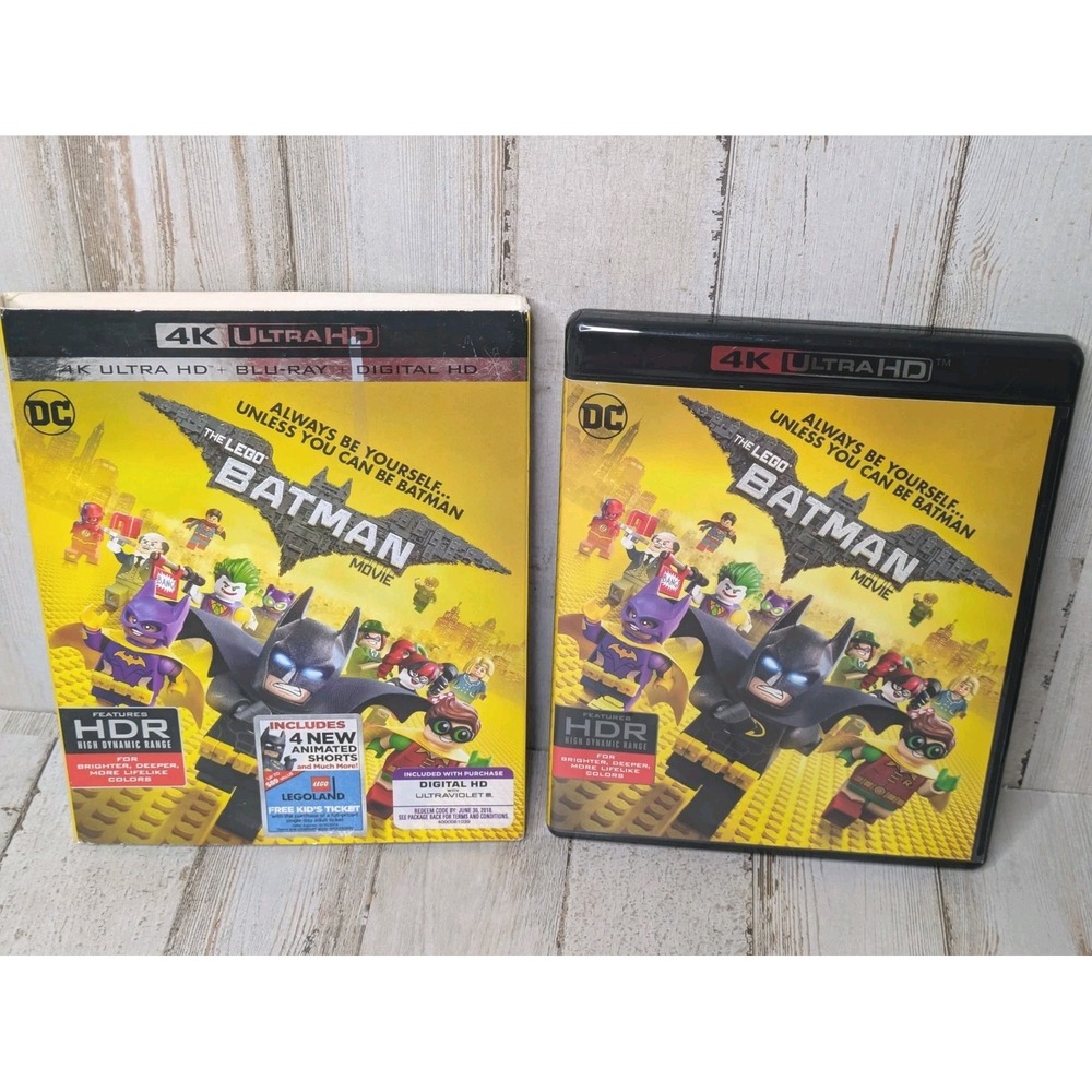 The LEGO Batman Movie (4k Ultra HD + Blu-Ray) /NO DIGITAL CODE / w OOP Slipcover